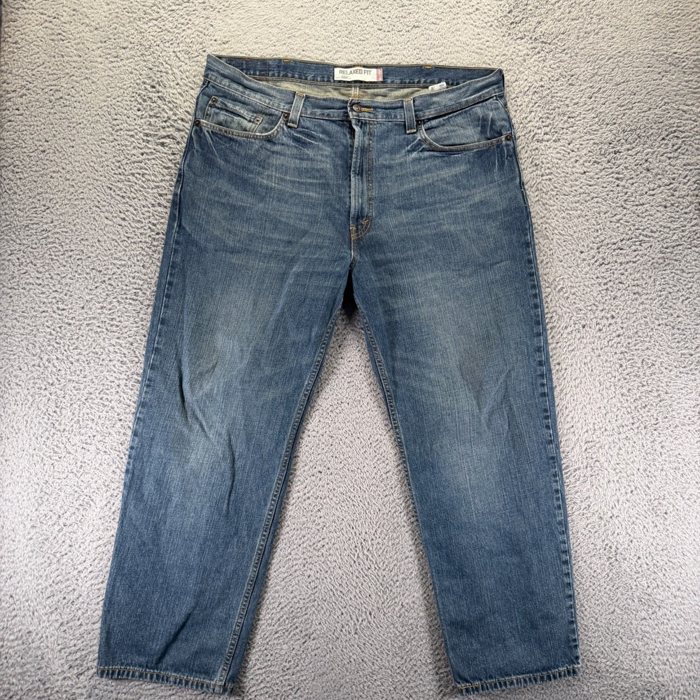 Vintage Levi's 550‎ Jeans Mens 40x30 Blue Cotton Denim Straight Relaxed Baggy